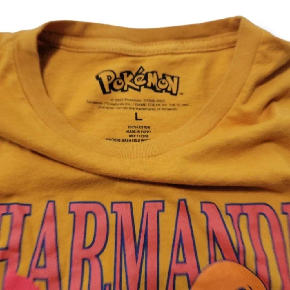 Pokémon Shirt Size Large Pokemon Charmander Gotta Catch 'Em Them All Graphic Tee